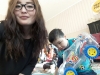 Кесиптик жогорку мектебинин студенттери жардам көрсөтүп келишти
