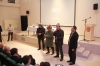 Студенттер «Үркүн» тасмасынын чыгармачыл тобу менен жолугушту