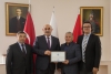 KTMÜ Rektörüne Teşekkür Belgesi Takdim Edildi