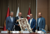 Dünya Etnospor Konfederasyonu Başkanı Bilal Erdoğan KTMÜ’yü Ziyaret Etti