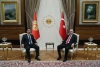 Erdoğan ve Caparov, Cumhurbaşkanlığı Külliyesinde Bir Araya Geldi