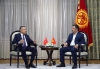 Cumhurbaşkanı Yardımcısı Oktay, Kırgızistan Cumhurbaşkanı Caparov İle Bir Araya Geldi