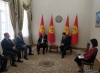 Rektör Ceylan ve Rektör Vekili Kulmırzayev'den Bakan Maksütov'a  Ziyaret